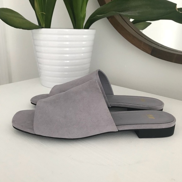 lavender mules shoes